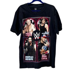 WWE Wrestling T Shirt XL 14/16 Brock Lesner Dean Ambrose John Cena Roman Reigns